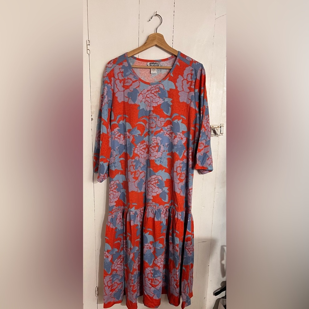Floral Drop Waist Dress